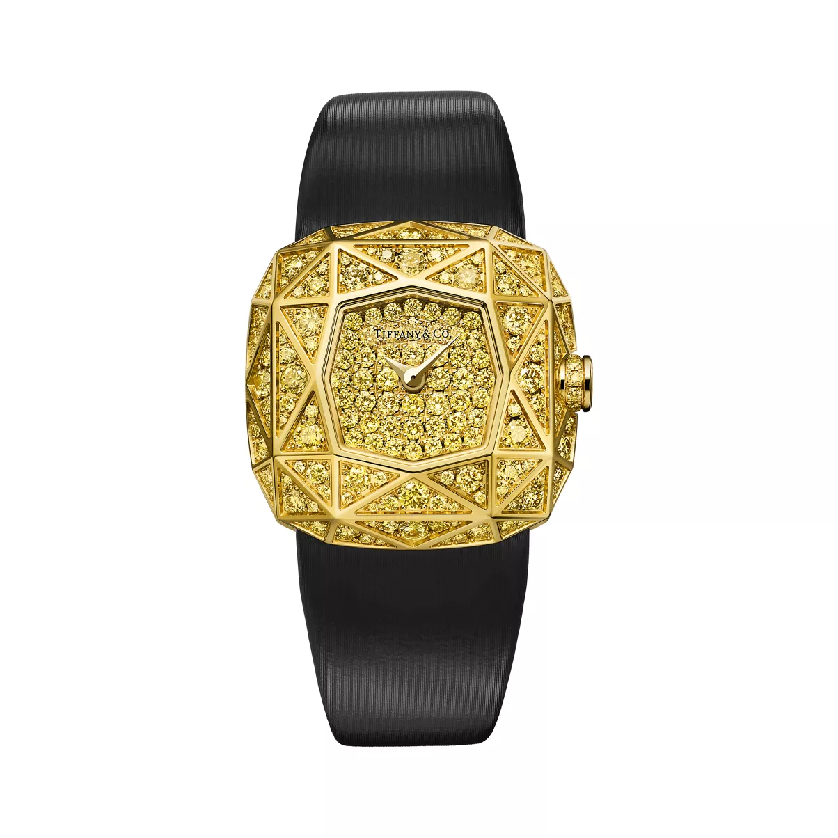 Watch in Yellow Gold with Yellow Diamonds