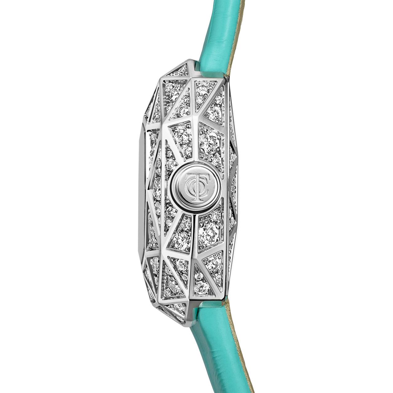 Carat 128:Facet Watch in White Gold with Diamonds image number 2