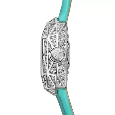 Carat 128:Facet Watch in White Gold with Diamonds, 2