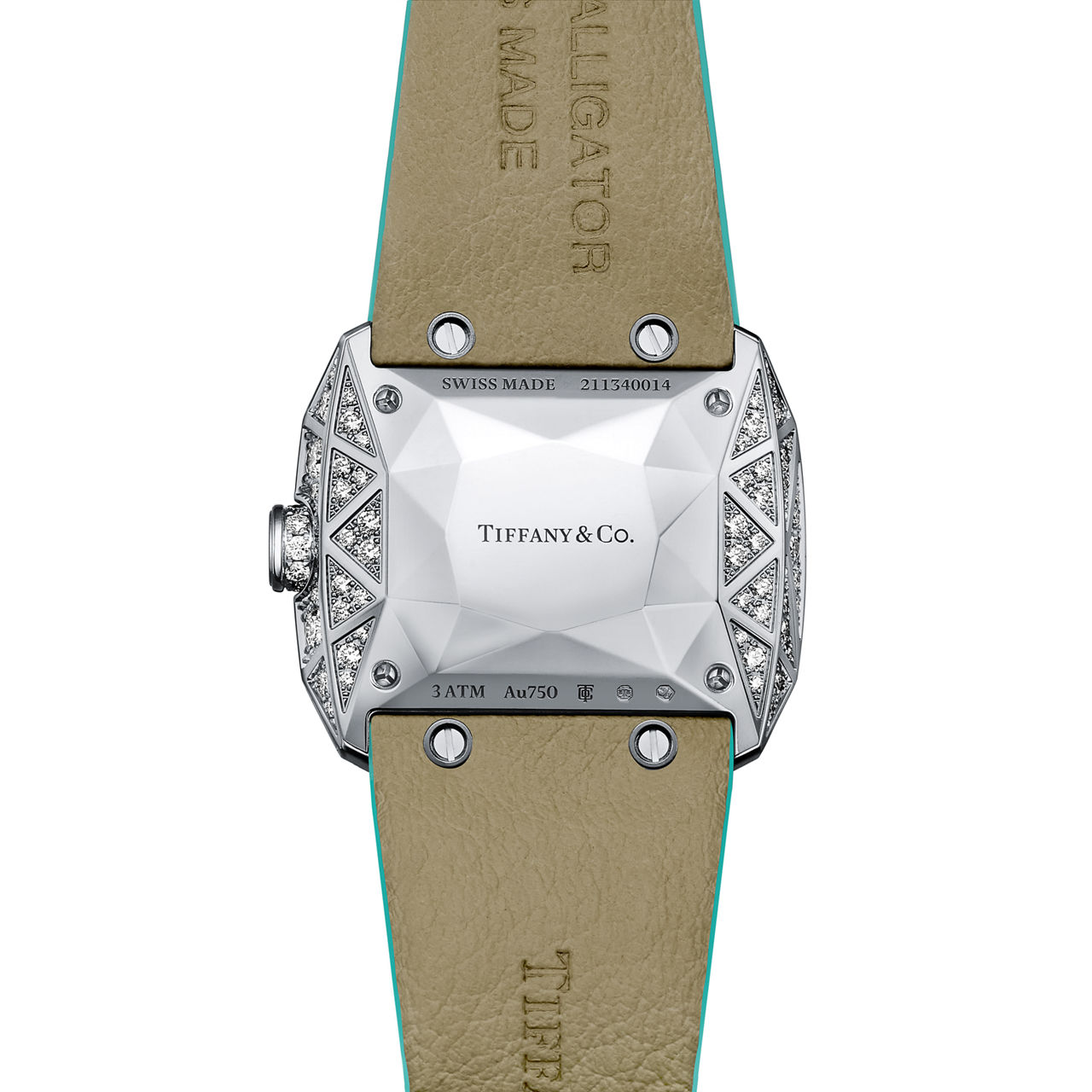Carat 128:Facet Watch in White Gold with Diamonds image number 3