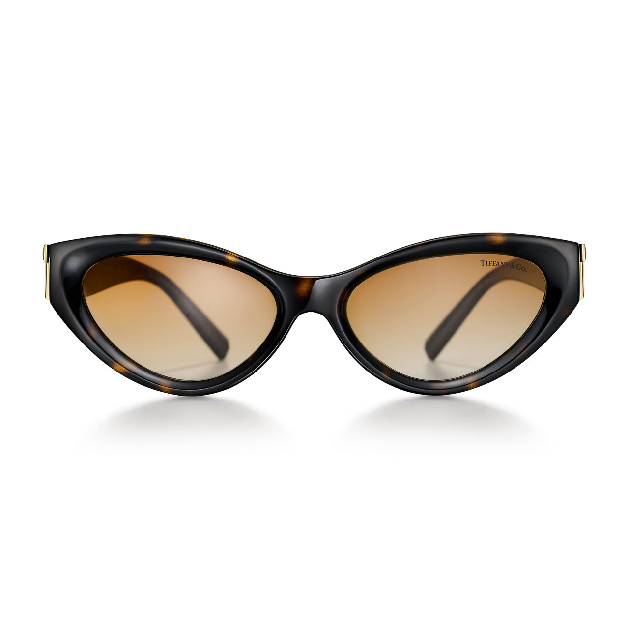 Sonnenbrille in Acetat in Schildpatt mit Gläsern mit braunem Farbverlauf
