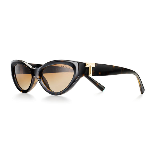 Tiffany T:Sunglasses in Tortoise Acetate with Brown Gradient Lenses