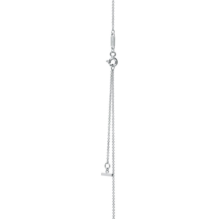 Tiffany T:Smile Small Pendant in White Gold with Diamonds image number 4