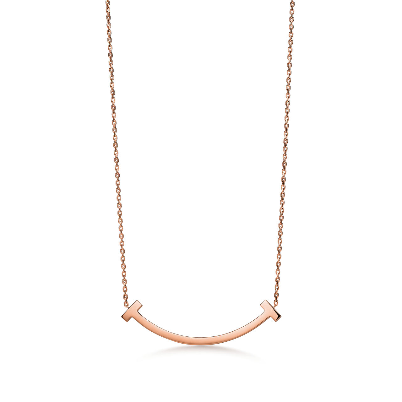 Tiffany T:Smile Medium Pendant in Rose Gold image number 0