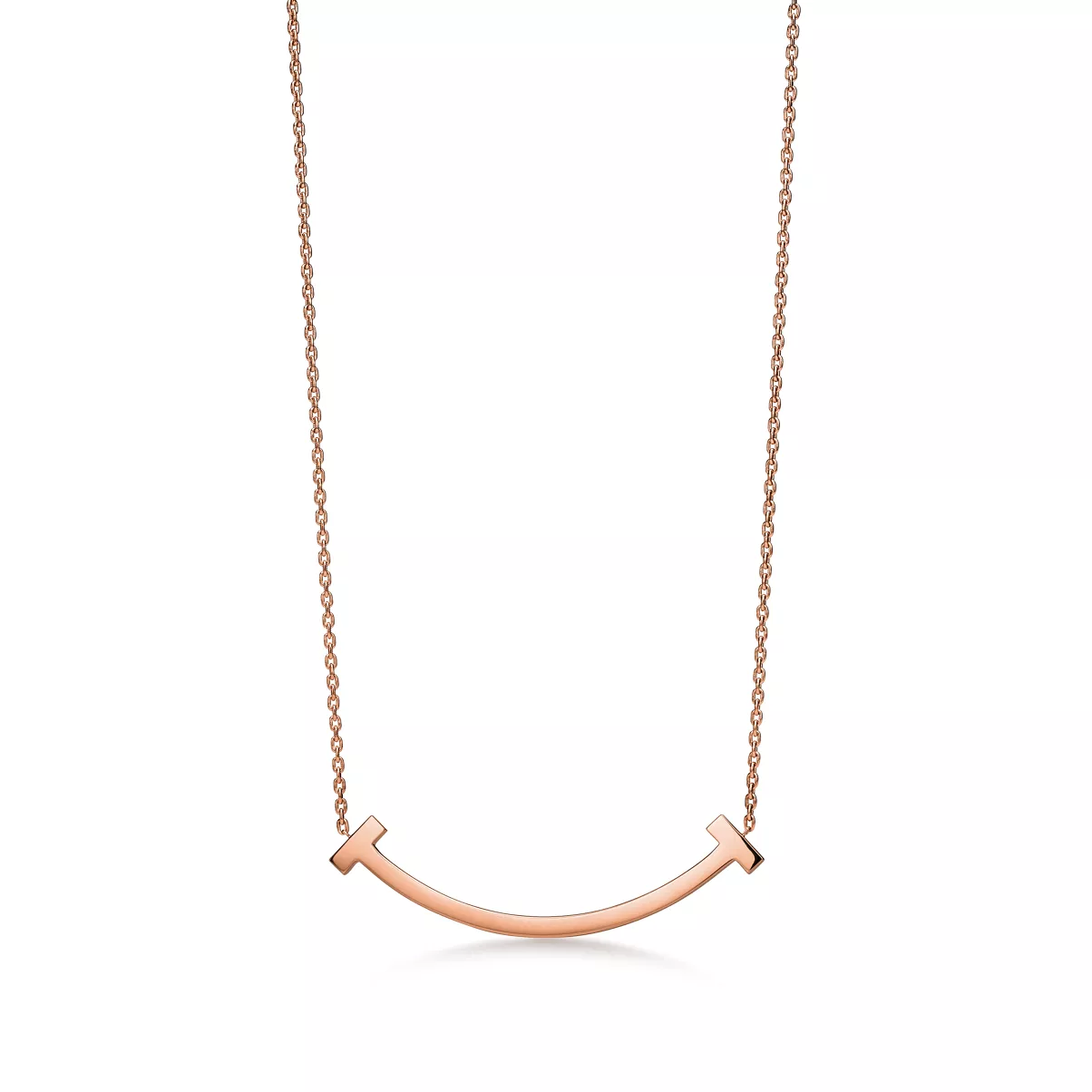 Smile mittelgro&szlig;er Anh&auml;nger in Ros&eacute;gold