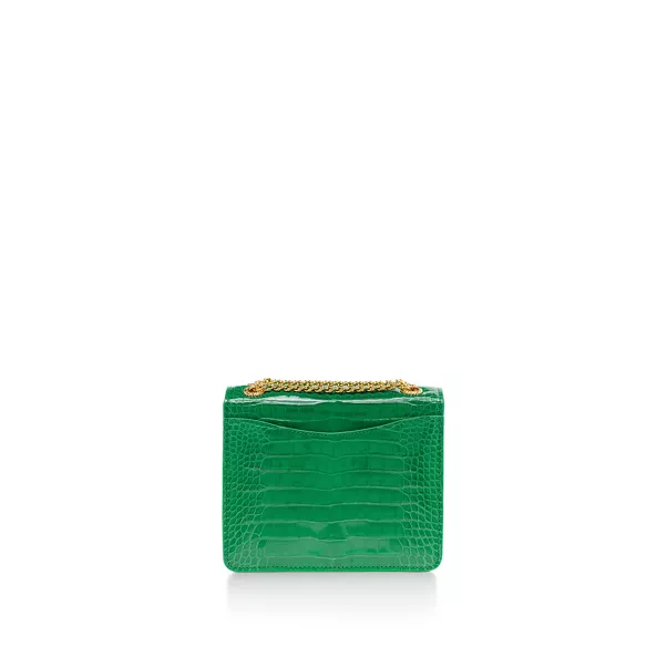 Medium Ribbons Shoulder Bag in Alligator Leather