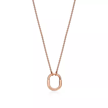 Tiffany Lock:Kleiner Anhänger in Roségold mit Rubinen, 3