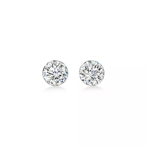 Diamond Earrings in Platinum