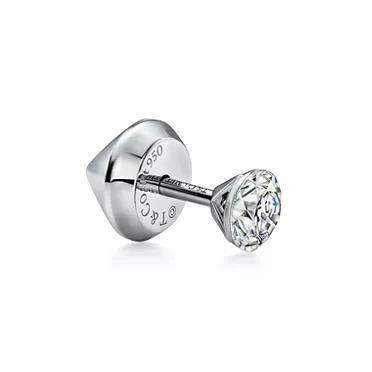 Tiffany Titan Setting by Pharrell Williams:Diamond Earrings in Platinum, 3