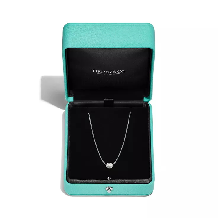 Tiffany Titan Setting by Pharrell Williams:Diamond Pendant in Platinum, 5