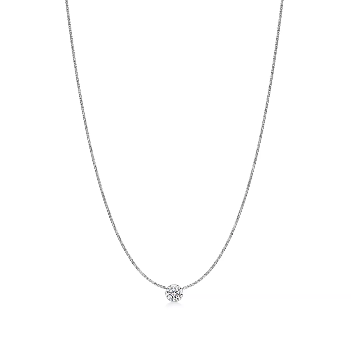 Diamond Pendant in Platinum