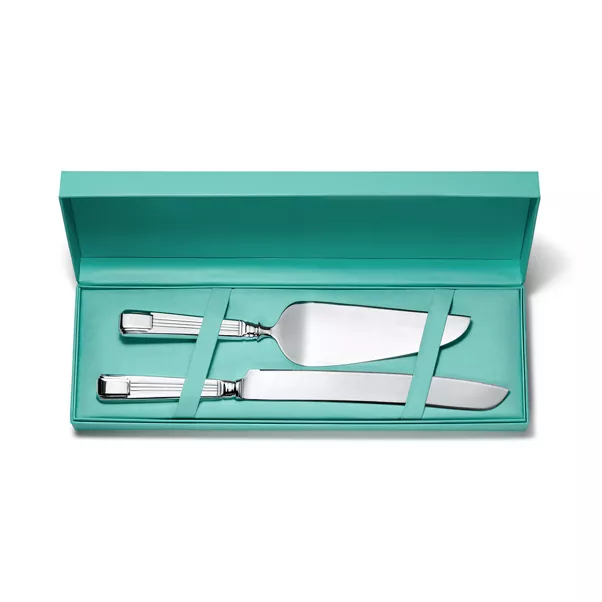Cake Serving Set in Sterling Silver and Stainless Steel