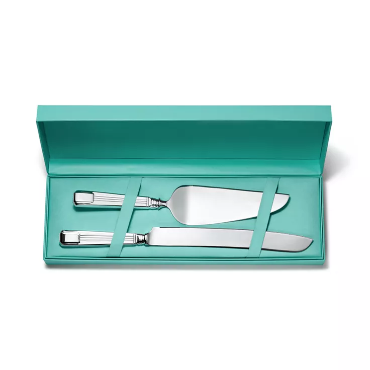 Century:Cake Serving Set in Sterling Silver and Stainless Steel, 1