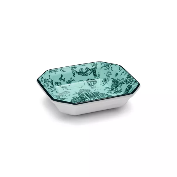 Vide Poches Set of Four, in Multicoloured Bone China 
