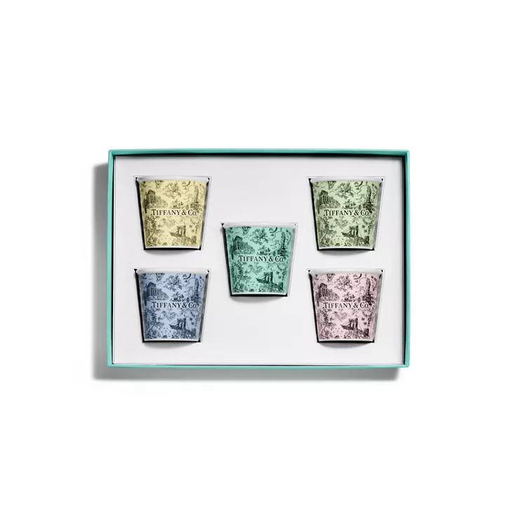 Tiffany Toile:Espresso Cups Set of Five, in Bone China, 2