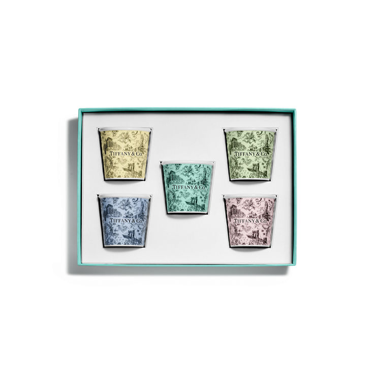 Collezione Tiffany Toile:Tazzine da caffè in porcellana fine, set di cinque numero immagine 2