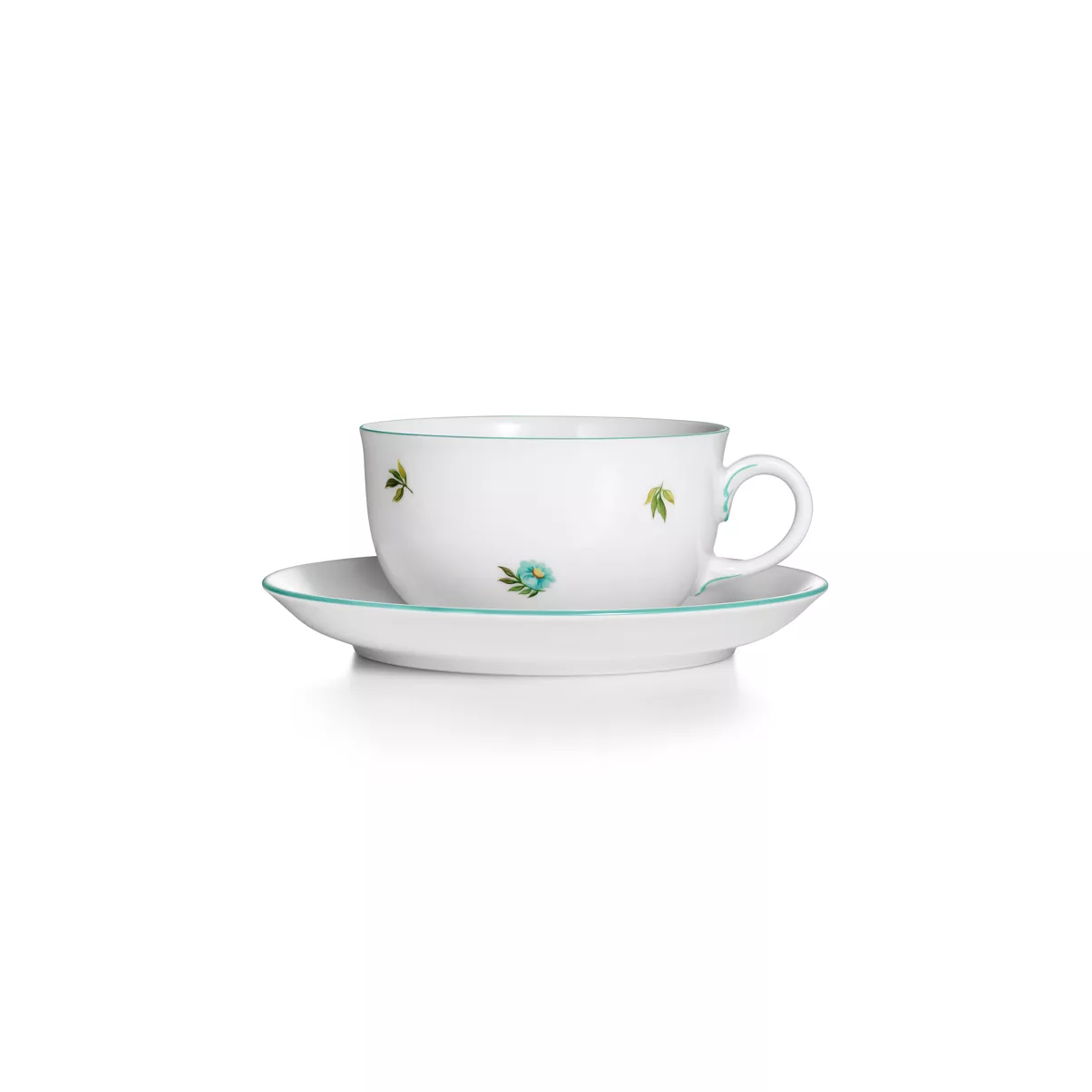 Teacup and Saucer in Porcelain