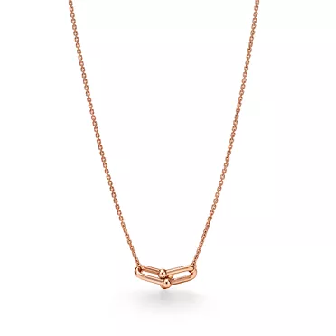 Tiffany HardWear:Small Double Link Pendant in Rose Gold, 3