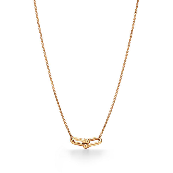 Tiffany HardWear:Small Double Link Pendant in Yellow Gold