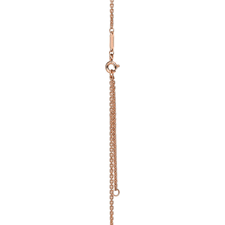 Tiffany HardWear:Double Link Pendant in Rose Gold with Diamonds image number 5