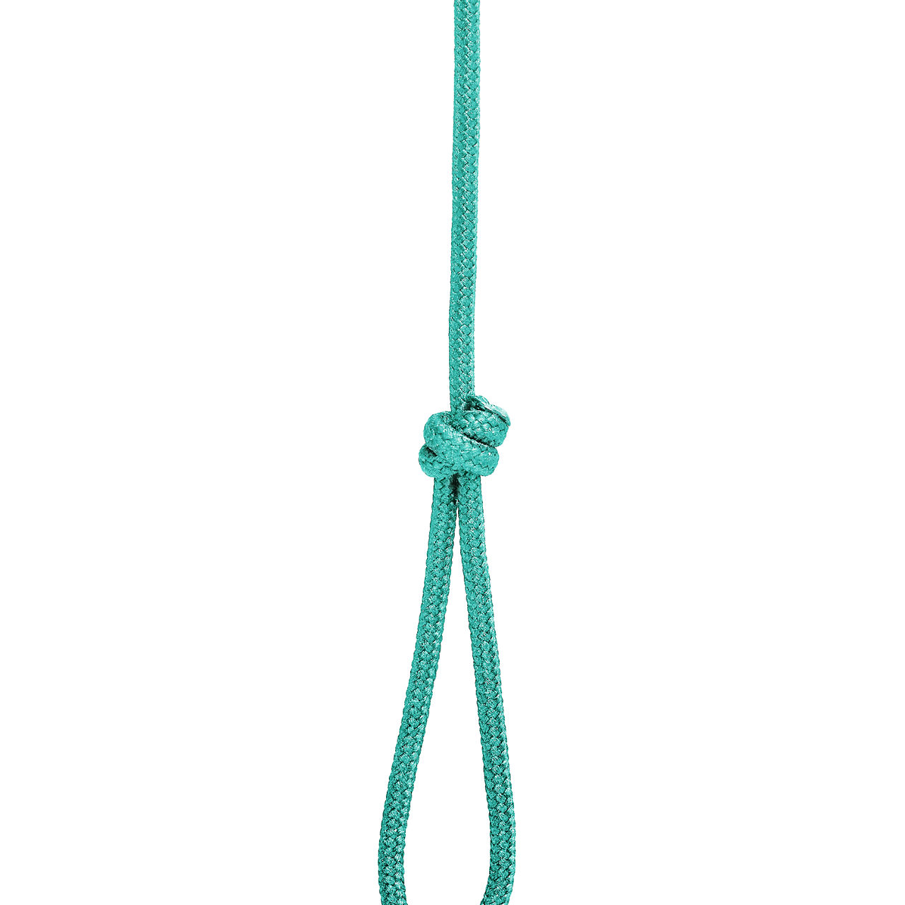 Tiffany T:Smile Bracelet in Rose Gold on a Blue Cord with Diamonds image number 3