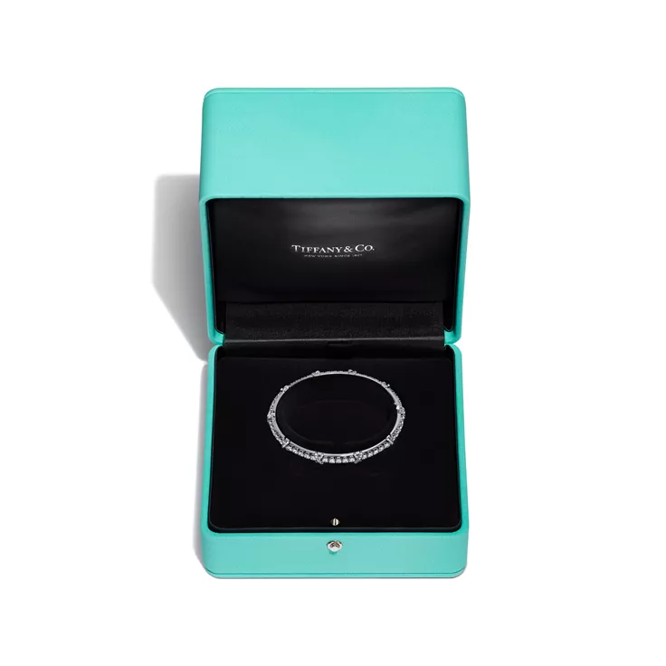 Sixteen Stone by Tiffany:Armreif in Platin mit Diamanten, 5