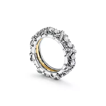 Sixteen Stone by Tiffany:Ring in Platinum with Diamonds, 7