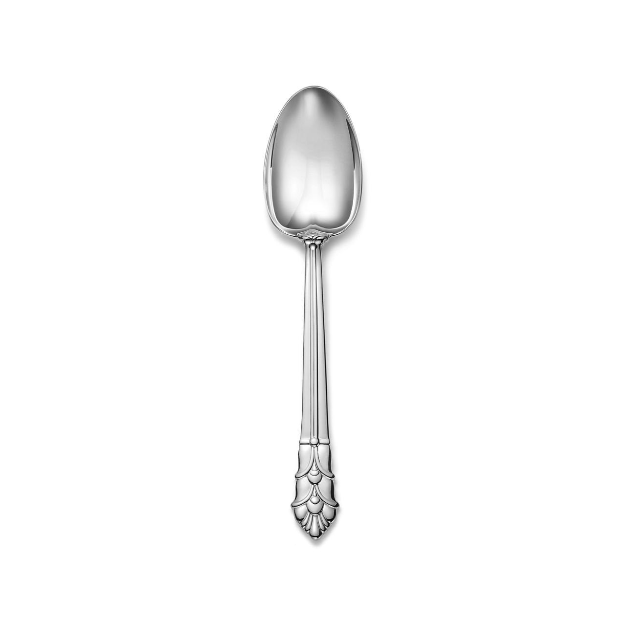 Palmette:Cuillère à dessert en argent 925 millièmes numéro dimage {1}