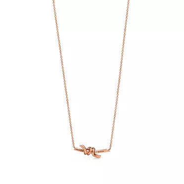 Tiffany Knot:Small Pendant in Rose Gold, 3