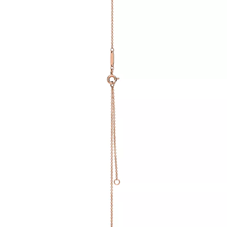 Tiffany Knot:Small Pendant in Rose Gold, 4