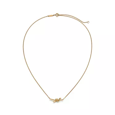 Tiffany Knot:Small Pendant in Yellow Gold, 2