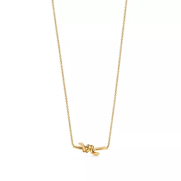 Tiffany Knot:Small Pendant in Yellow Gold, 3