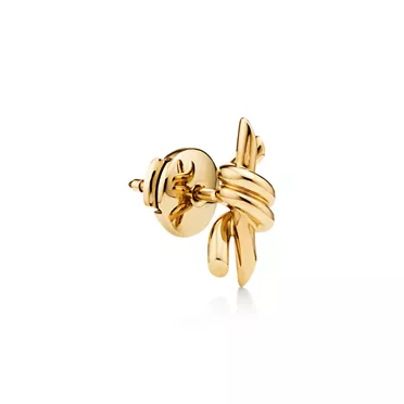 Tiffany Knot:Small Earrings in Yellow Gold, 2