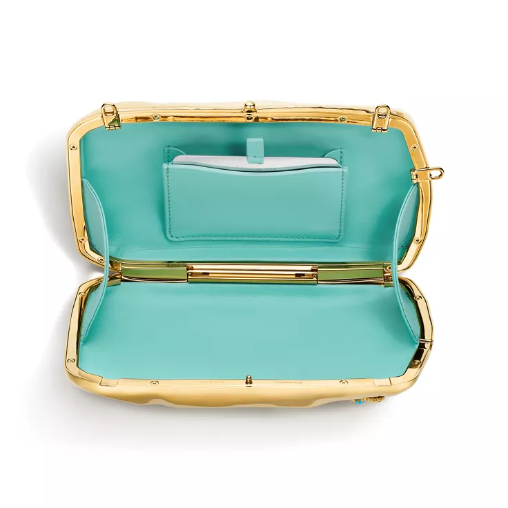 Jean Schlumberger by Tiffany:Starfish Minaudière in Gold-plated Brass, 1