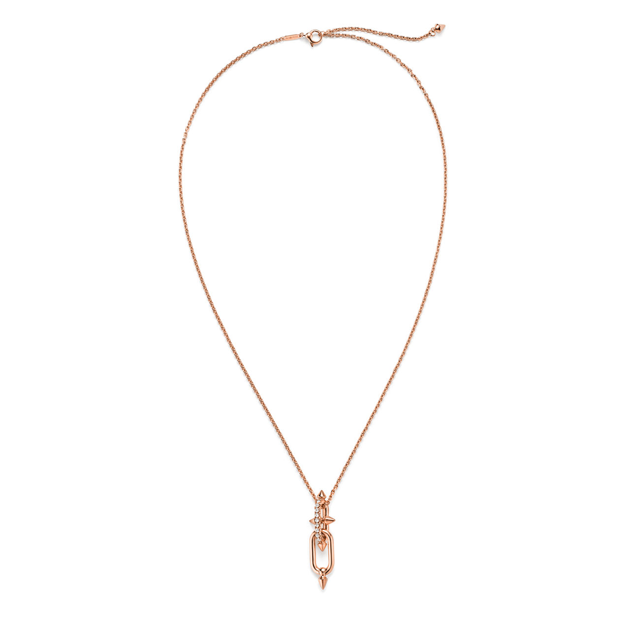 Collezione Tiffany Titan by Pharrell Williams:Pendente in oro rosa con diamanti numero immagine 3