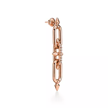 Tiffany Titan by Pharrell Williams:Ohrringe in Roségold mit Diamanten, 3