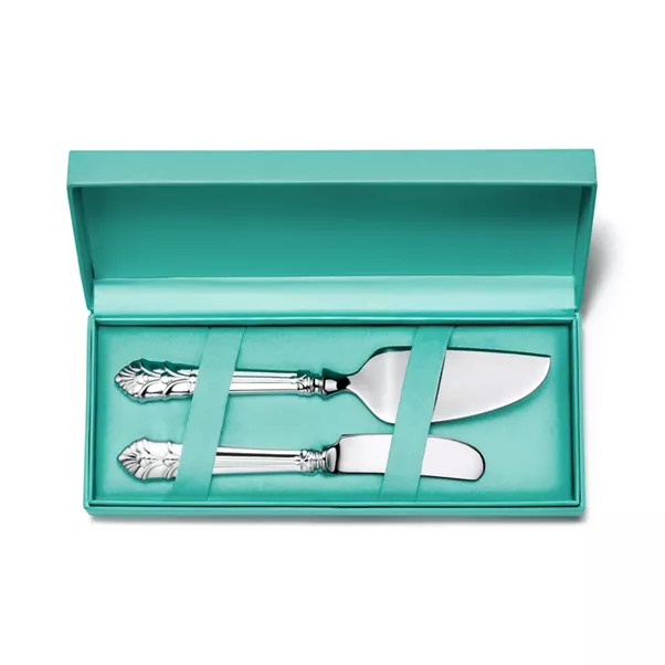 Cheese Serving Set in Sterling Silver and Stainless Steel