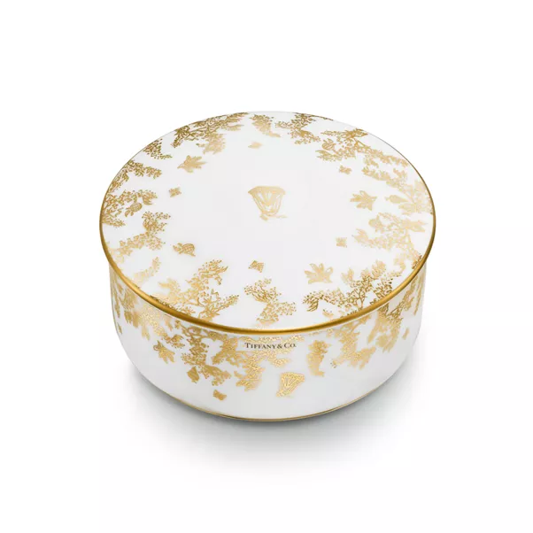 Tiffany Toile:Mittelgro&szlig;e Dose aus Porzellan