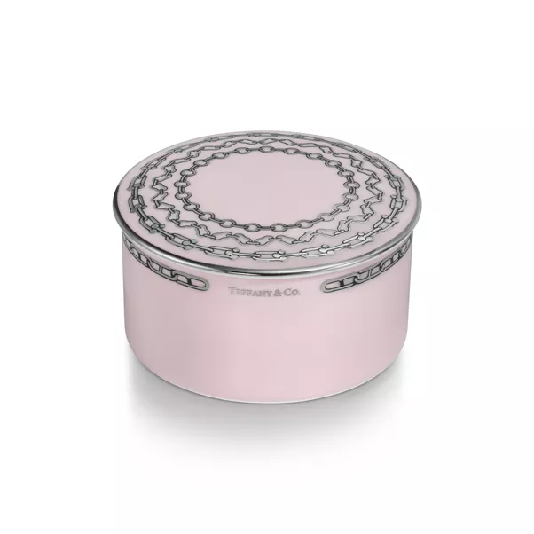 Small Box in Morganite Pink Bone China