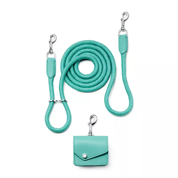 Pet Essentials:Correa de cuerda color Tiffany Blue&reg;