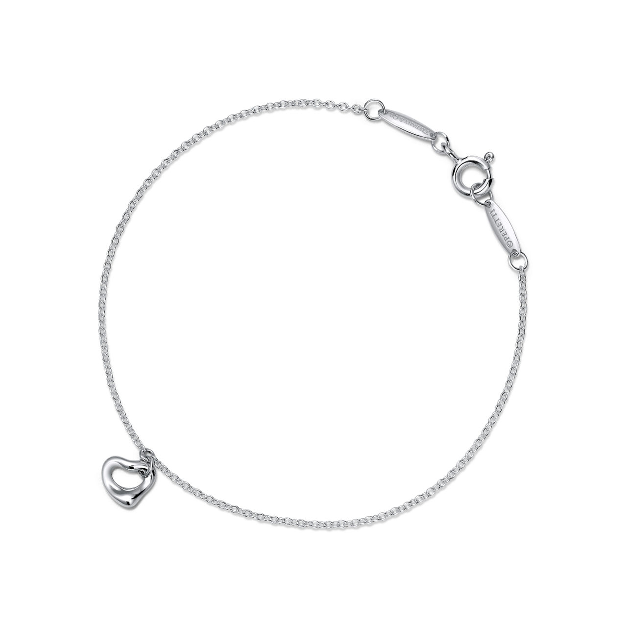 Elsa Peretti®:Pulsera Open Heart de plata de ley imagen número 0