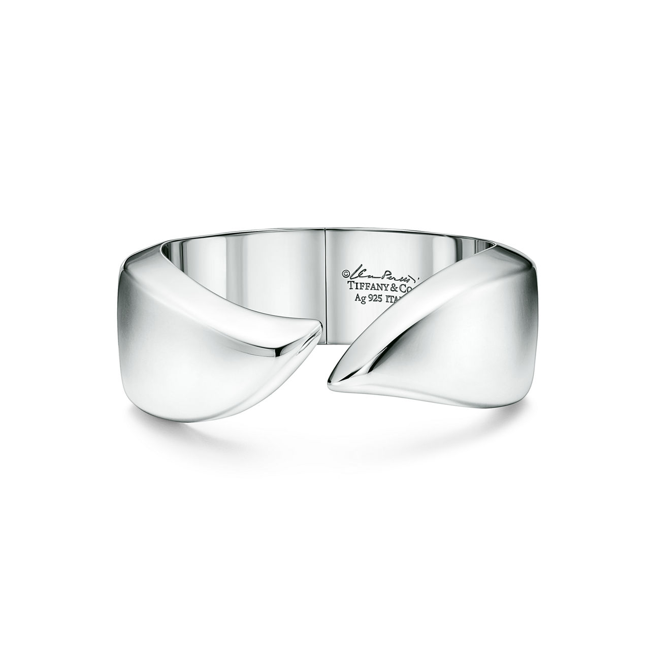 Feather Cuff in Sterling Silver