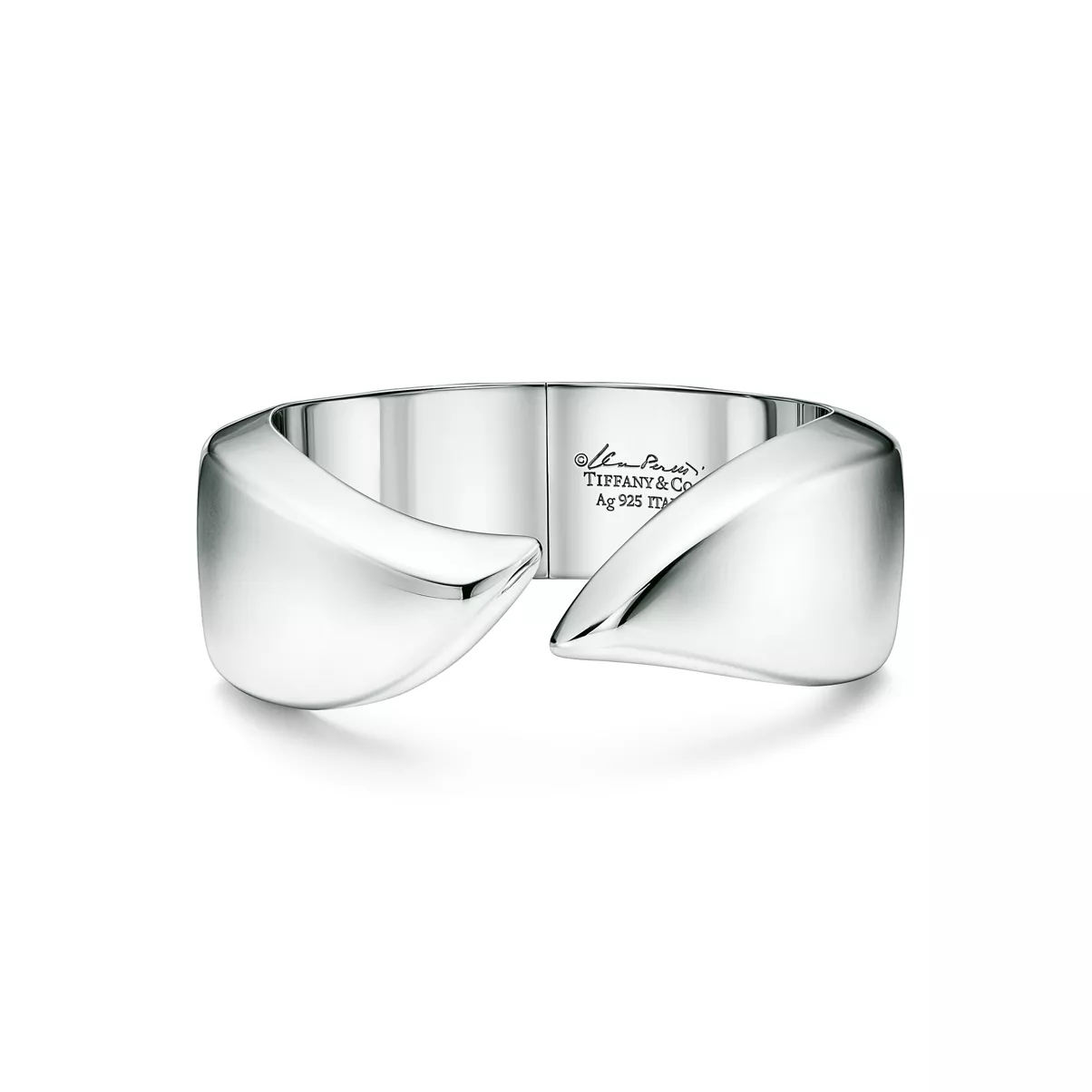 Feather Cuff in Sterling Silver