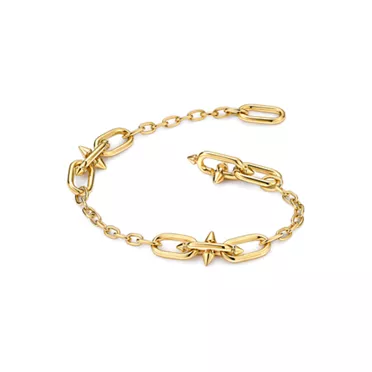 Tiffany Titan by Pharrell Williams:Small Link Station Bracelet in Yellow Gold, 3