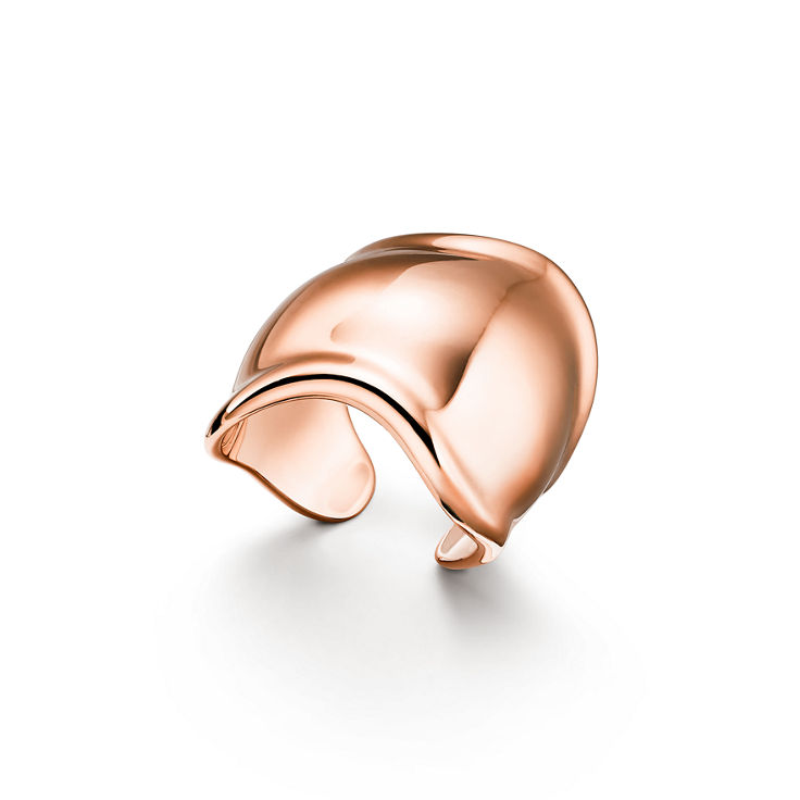 Collezione Elsa Peretti®:Anello Bone in oro rosa numero immagine 5