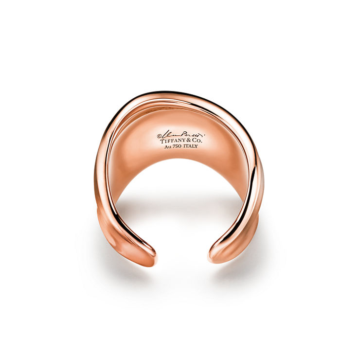 Collezione Elsa Peretti®:Anello Bone in oro rosa numero immagine 6