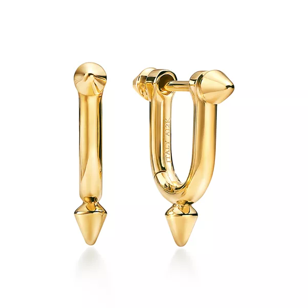 Small Earrings in Yellow Gold