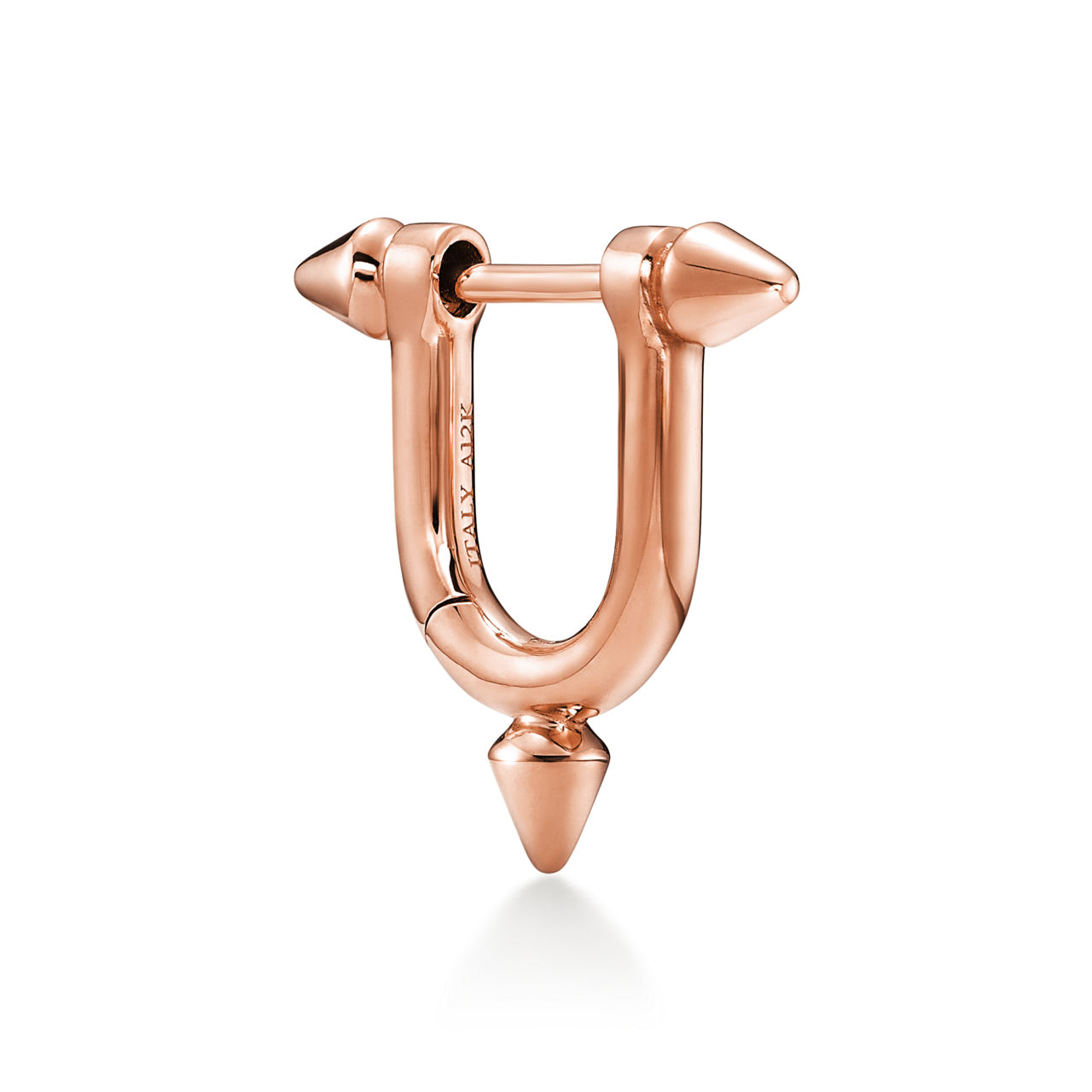 Tiffany Titan by Pharrell Williams:Small Earrings in Rose Gold image number 3