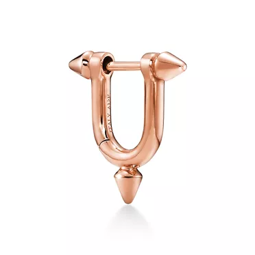 Collezione Tiffany Titan by Pharrell Williams:Orecchini piccoli in oro rosa, 3