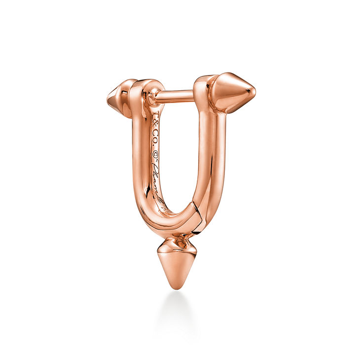 Tiffany Titan by Pharrell Williams:Small Earrings in Rose Gold image number 4